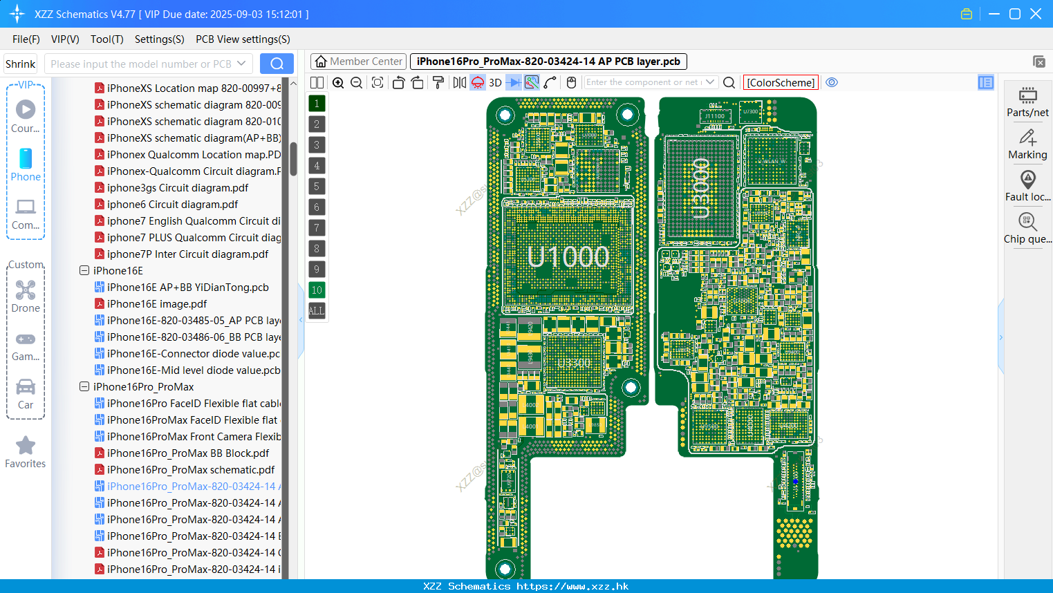 IPhone16Pro_ProMax-820-03424-14 AP PCB Layer